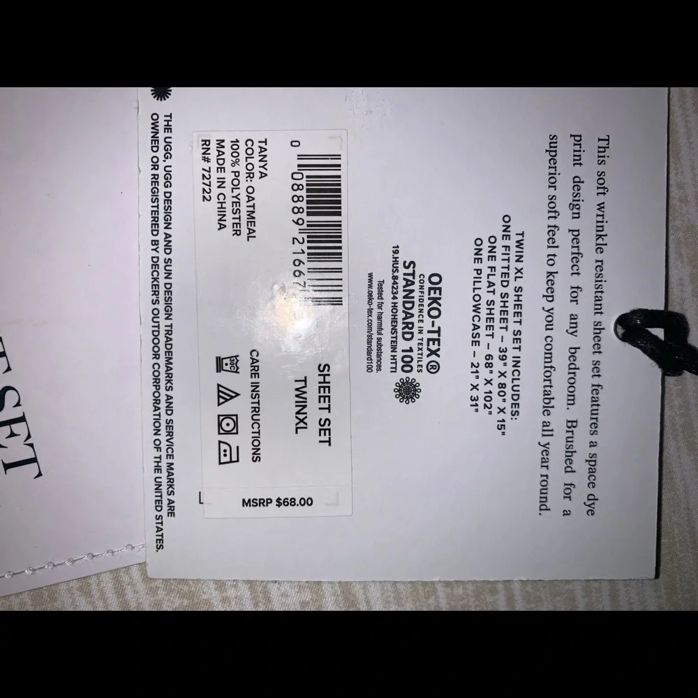 Ugg sheets